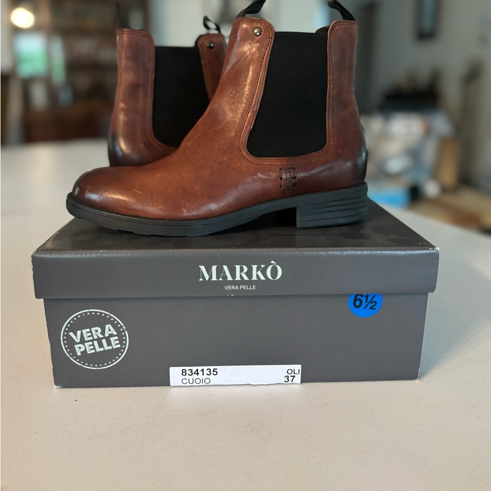 Marko Women’s Brown Leather Boots